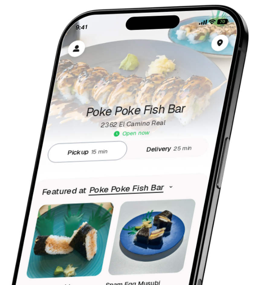 Poke Poke Fish Bar app preview
