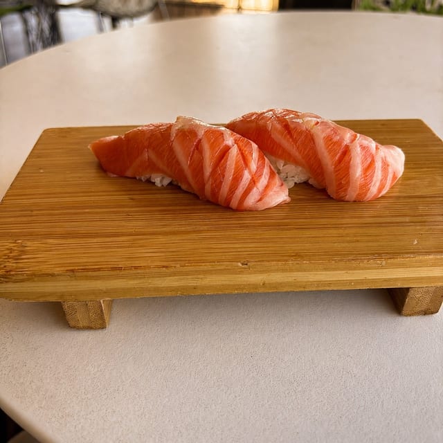 Salmon Belly Nigiri.